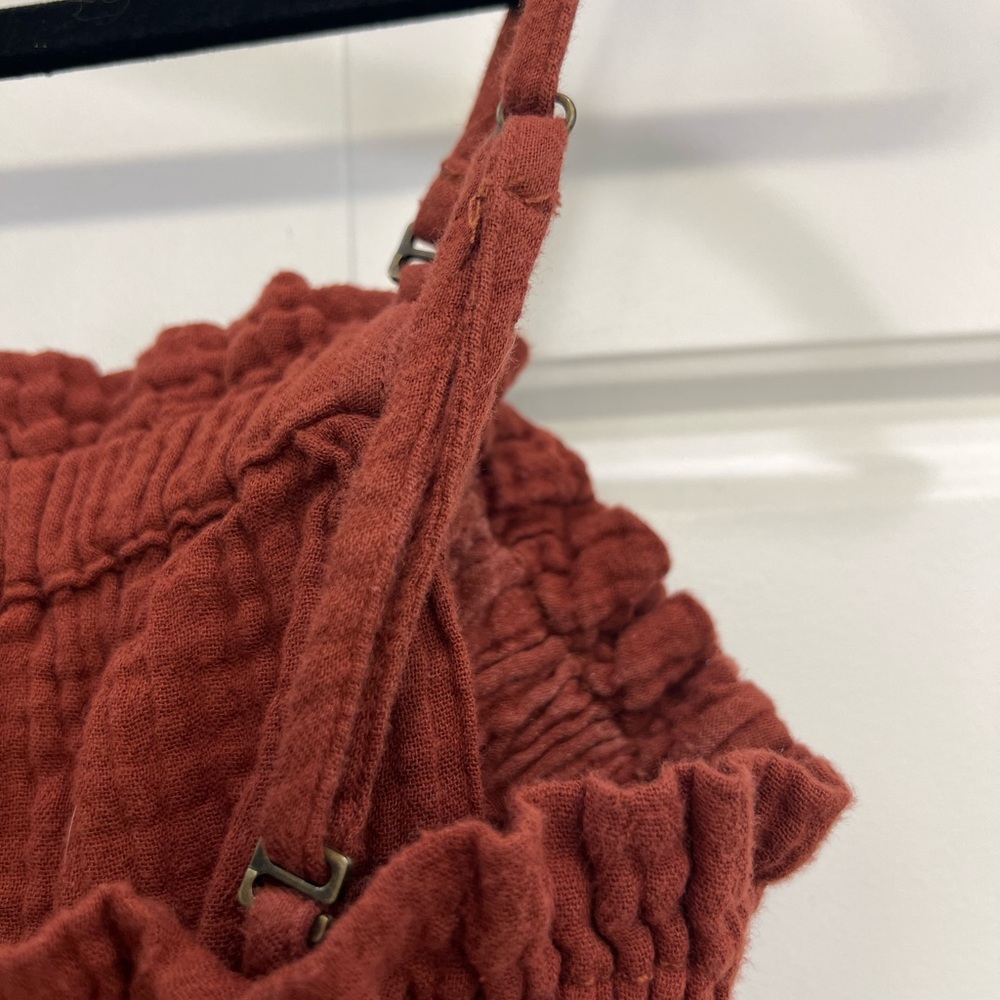 Anthropologie April Crimson Gauzy Top - Picture 4 of 4
